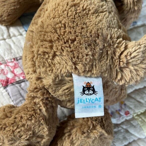 Jellycat Bashful Toffee Puppy 12” plush doggie - Picture 3 of 5